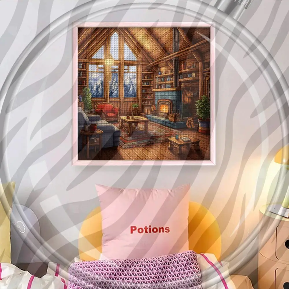 Room Printed Cross Stitch Kit 50x50cm DIY 14CT Embroidery Craft Set Home Decor
Room Printed Cross Stitch Kit 50x50cm DIY 14CT Embroidery Craft Set Home Decor