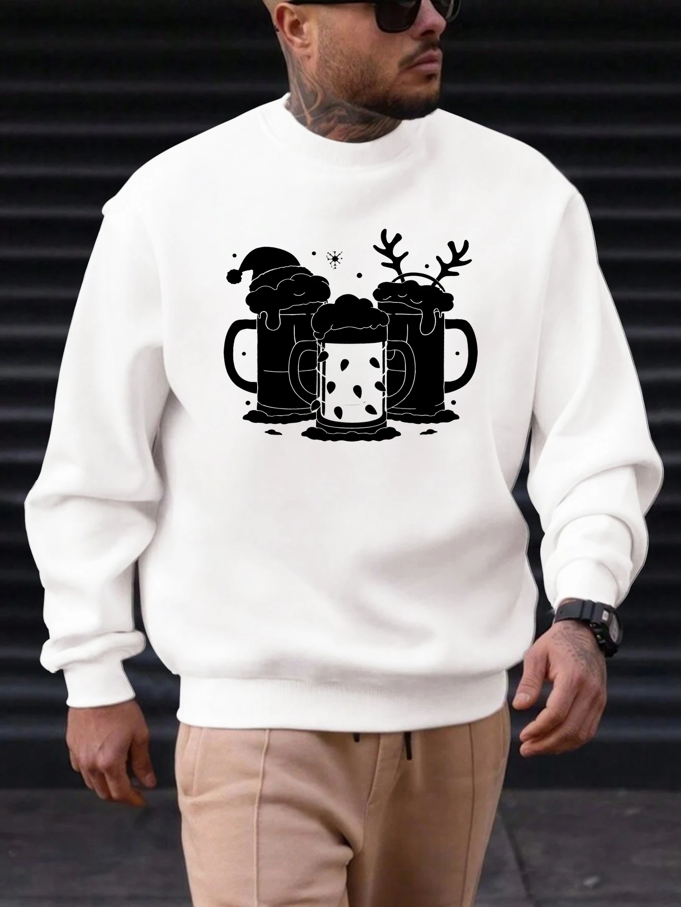 Men's Cotton Round Neck Sweatshirt Beer Pattern Printing 2025 New Trends Fashion Casual High Quality Top Clothing
Men's Cotton Round Neck Sweatshirt Beer Pattern Printing 2025 New Trends Fashion Casual High Quality Top Clothing