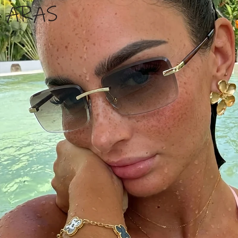 Rimless Rectangle Sunglasses Women 2026 Luxury Designer Fashion Retro Metal Sun Glasses Trendy Y2K Shades Small Frame Eyewear
Rimless Rectangle Sunglasses Women 2026 Luxury Designer Fashion Retro Metal Sun Glasses Trendy Y2K Shades Small Frame Eyewear