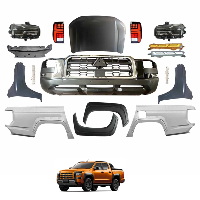 Dream Garage Body Kit Facelift For Triton L200 4x4 Off-Road Parts With Bumper Bonnet Headlights-4WD Car Body Kits
Dream Garage Body Kit Facelift For Triton L200 4x4 Off-Road Parts With Bumper Bonnet Headlights-4WD Car Body Kits