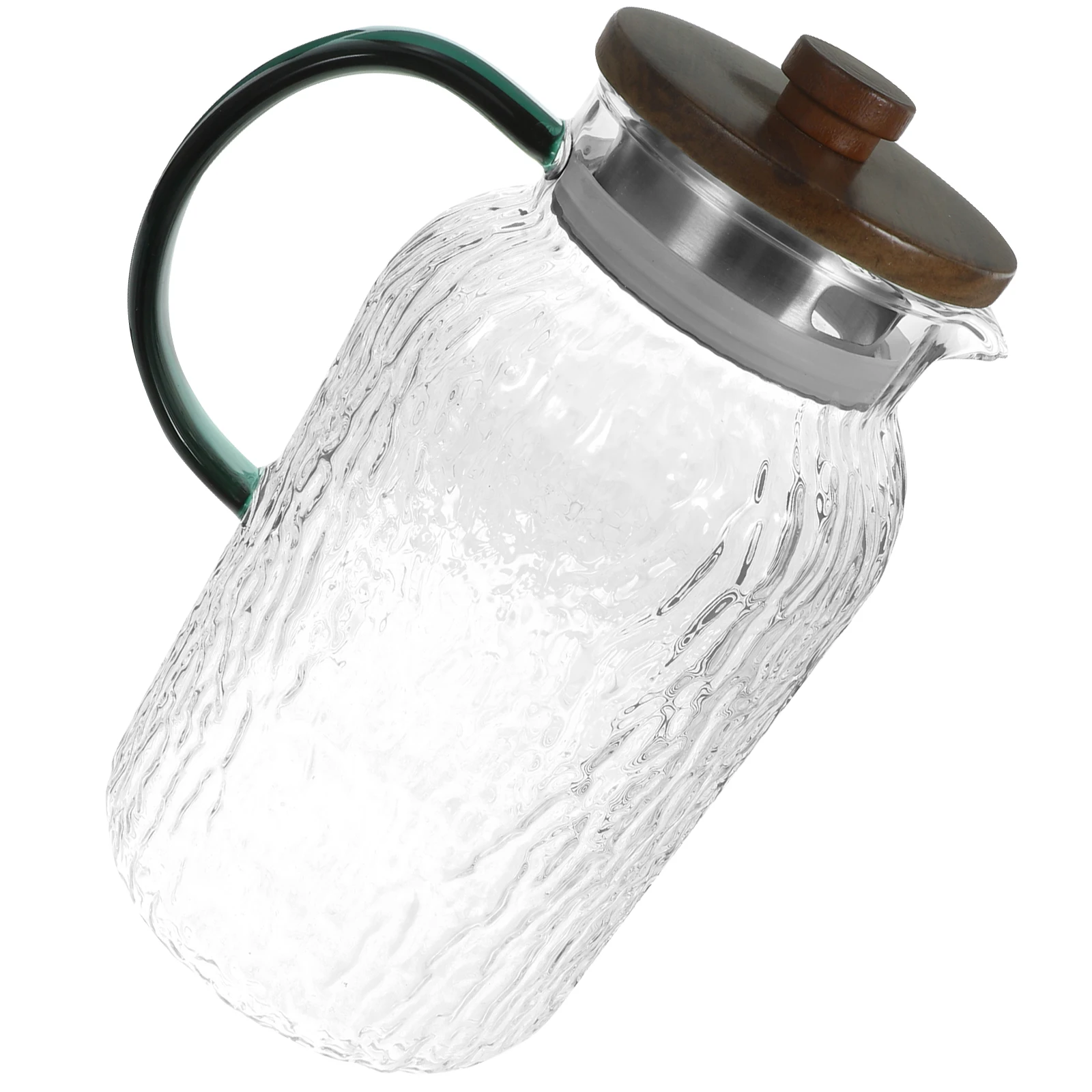 1pc Cold Water Capacity Hammered With Glass Wood Lid Glass With Lid Tea Pitcher Fridge Beverage Tea Pitcher Storage
1pc Cold Water Capacity Hammered With Glass Wood Lid Glass With Lid Tea Pitcher Fridge Beverage Tea Pitcher Storage