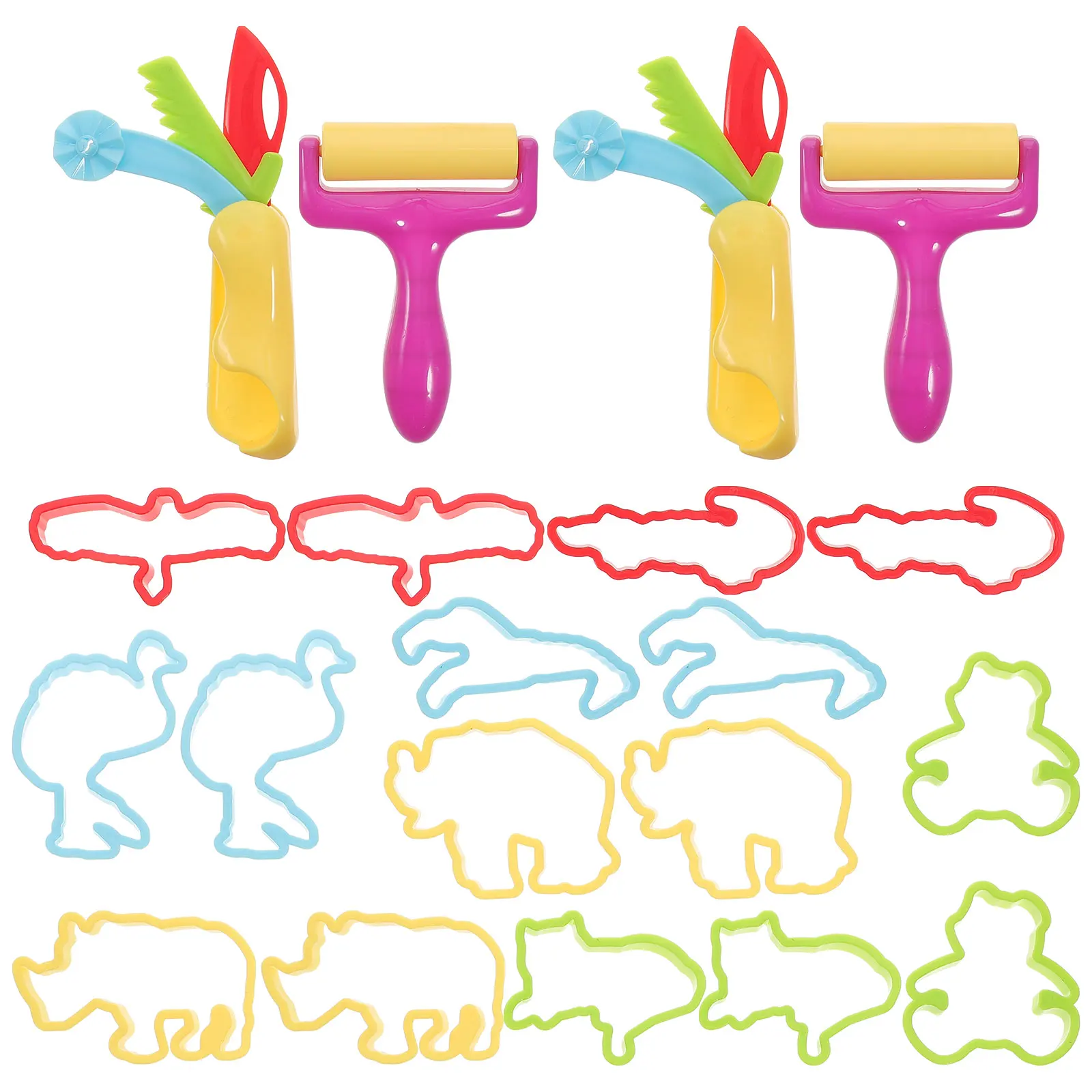 20 Pcs Clay Mold Set Kids Sculpting Kit Colorful Cookie Molds Baking Tools Plasticine Toy Cartoon DIY Molds Children Creativity
20 Pcs Clay Mold Set Kids Sculpting Kit Colorful Cookie Molds Baking Tools Plasticine Toy Cartoon DIY Molds Children Creativity
