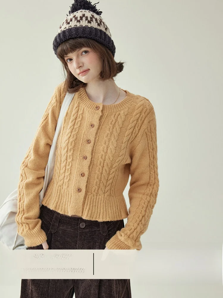 AMUU оригинальный вязаный шерстяной свитер для девочек с закруткой Long Sve, женский зимний модный повседневный свободный крой круглый Ne
AMUU оригинальный вязаный шерстяной свитер для девочек с закруткой Long Sve, женский зимний модный повседневный свободный крой круглый Ne