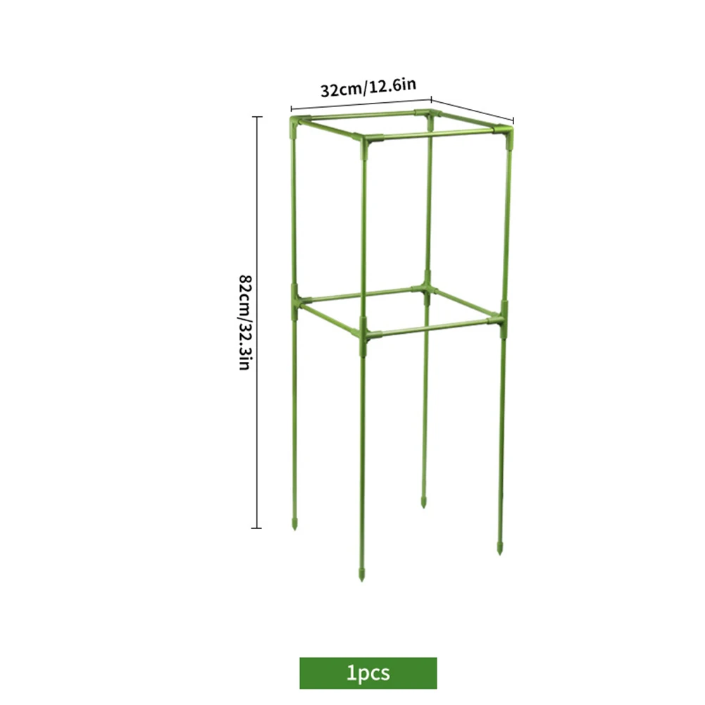 Green Plant Support Frame for Tomatoes Cucumbers and Peppers with Adjustable Diameter 27cm or 32cm and Height Options
Green Plant Support Frame for Tomatoes Cucumbers and Peppers with Adjustable Diameter 27cm or 32cm and Height Options