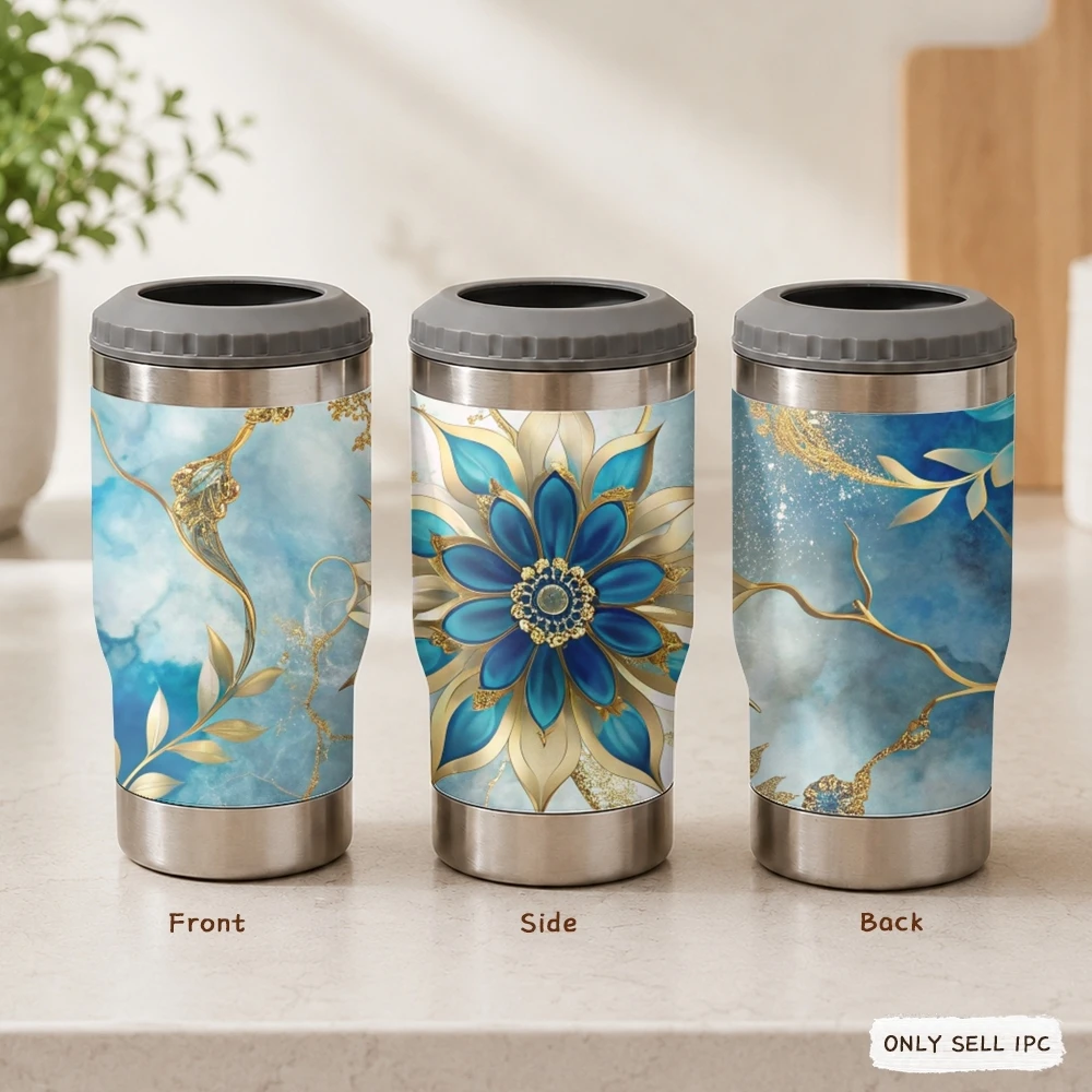 Marble Flower Pattern Vacuum Flasks 4-in-1 Can Cooler Cup | Fits Beer Soda Coffee | Insulated Holder For Hot & Cold Drinks
Marble Flower Pattern Vacuum Flasks 4-in-1 Can Cooler Cup | Fits Beer Soda Coffee | Insulated Holder For Hot & Cold Drinks