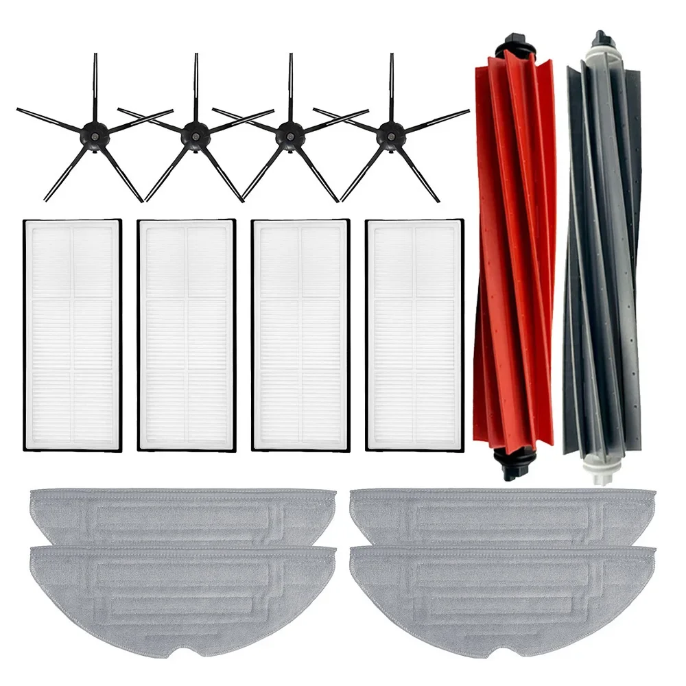 New Roller Main Brush Hepa Filter Side Brush Mop Cloths for Roborock S8 S8 PLUS S8+ S8 Pro Ultra Vacuum Cleaner
New Roller Main Brush Hepa Filter Side Brush Mop Cloths for Roborock S8 S8 PLUS S8+ S8 Pro Ultra Vacuum Cleaner