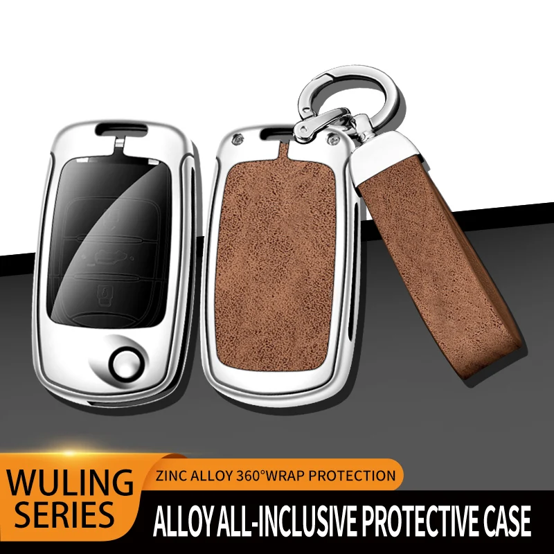 For Wuling Hongguang MINIEV Bingo Hongguang Zinc Alloy Leather Car Remote Smart Remote Key Case Cover Shell Key Chain Accessory
For Wuling Hongguang MINIEV Bingo Hongguang Zinc Alloy Leather Car Remote Smart Remote Key Case Cover Shell Key Chain Accessory