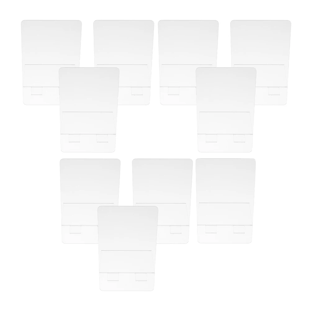 10pcs Acrylic Memo Transparent Message Note For Home Office School Lightweight Portable Writing Desktop Decoration Erasable
10pcs Acrylic Memo Transparent Message Note For Home Office School Lightweight Portable Writing Desktop Decoration Erasable