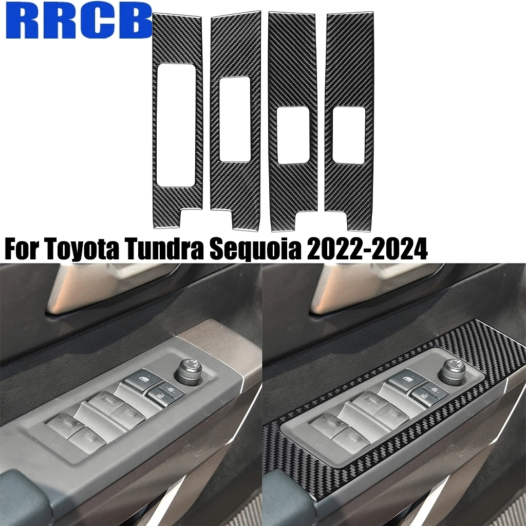 For Toyota Tundra Sequoia 2022-2024 Carbon Fiber Window Lifting Door Lock Control Decorative Interior Cover Stickers Accessories
For Toyota Tundra Sequoia 2022-2024 Carbon Fiber Window Lifting Door Lock Control Decorative Interior Cover Stickers Accessories