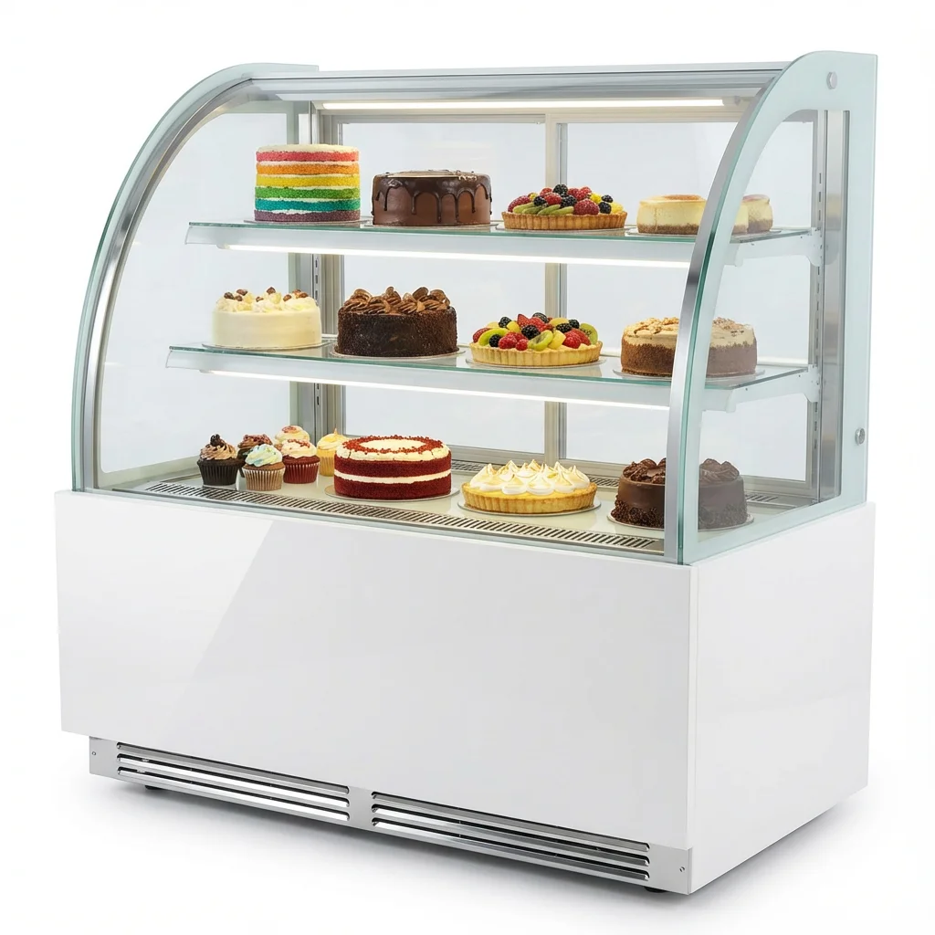 rd-Commercial 2-Door Back Sliding Air Cooling Transparent Curved Glass Cake Display Cooler Refrigerator Freestanding Bakery#
rd-Commercial 2-Door Back Sliding Air Cooling Transparent Curved Glass Cake Display Cooler Refrigerator Freestanding Bakery#