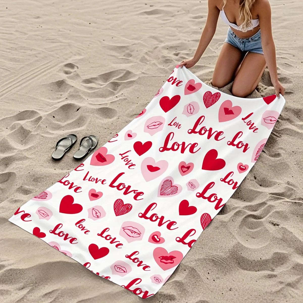 Kawaii Love Letter Heart Microfiber Beach Towel 2D Flat Printed Sandproof Waterproof Cute Picnic Mat Travel Essentials
Kawaii Love Letter Heart Microfiber Beach Towel 2D Flat Printed Sandproof Waterproof Cute Picnic Mat Travel Essentials
