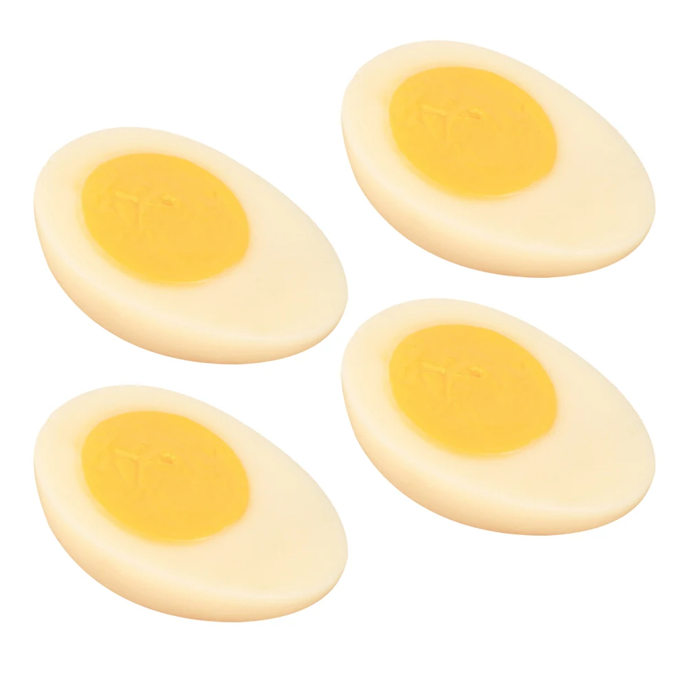 4pcs Simulated Boiled Eggs PVC Material Artificial Food Models Props for Photography Teaching Tools Display Kitchen Decor
4pcs Simulated Boiled Eggs PVC Material Artificial Food Models Props for Photography Teaching Tools Display Kitchen Decor