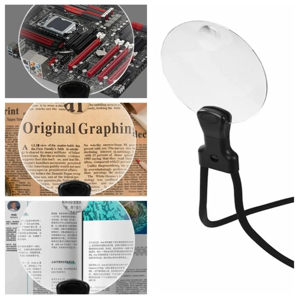 Reading 3X/10X Magnifying Glass Large Durable Hands Free Magnifier High Definition Neck Hanging Adjustable Magnifier
Reading 3X/10X Magnifying Glass Large Durable Hands Free Magnifier High Definition Neck Hanging Adjustable Magnifier
