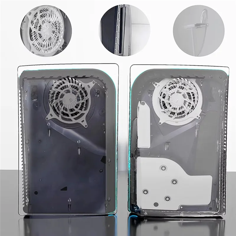 A92Z Transparent Cooling Vent Shell Hard Plastic Replacement Plate Case Cover For PS5 Disc Edition Gaming Console
A92Z Transparent Cooling Vent Shell Hard Plastic Replacement Plate Case Cover For PS5 Disc Edition Gaming Console