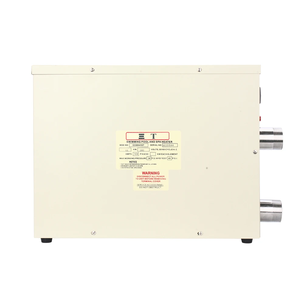 STLF Swimming Pool Equipment Water Heater Heating System 220v 110v Electric Intelligent Heat and Cold Generator Pool Heater
STLF Swimming Pool Equipment Water Heater Heating System 220v 110v Electric Intelligent Heat and Cold Generator Pool Heater