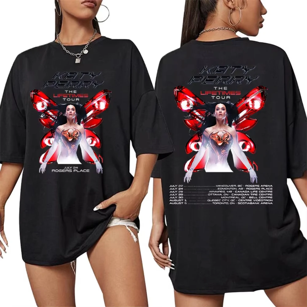 Katy Perry The Lifetimes Tour 2025 Album T Shirt Men Women Aesthetic Fashion Clothing T-Shirts Vintage Oversized Cotton T-shirts
Katy Perry The Lifetimes Tour 2025 Album T Shirt Men Women Aesthetic Fashion Clothing T-Shirts Vintage Oversized Cotton T-shirts