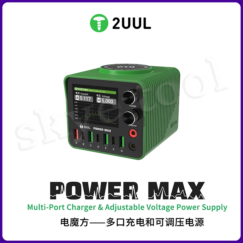 2UUL PC01 Power Max 200 Вт Ремонтная станция Макс. 65 Вт 0-24 В Источник питания с регулируемым напряжением для инструмента для ремонта телефона Беспроводная зарядка
2UUL PC01 Power Max 200 Вт Ремонтная станция Макс. 65 Вт 0-24 В Источник питания с регулируемым напряжением для инструмента для ремонта телефона Беспроводная зарядка