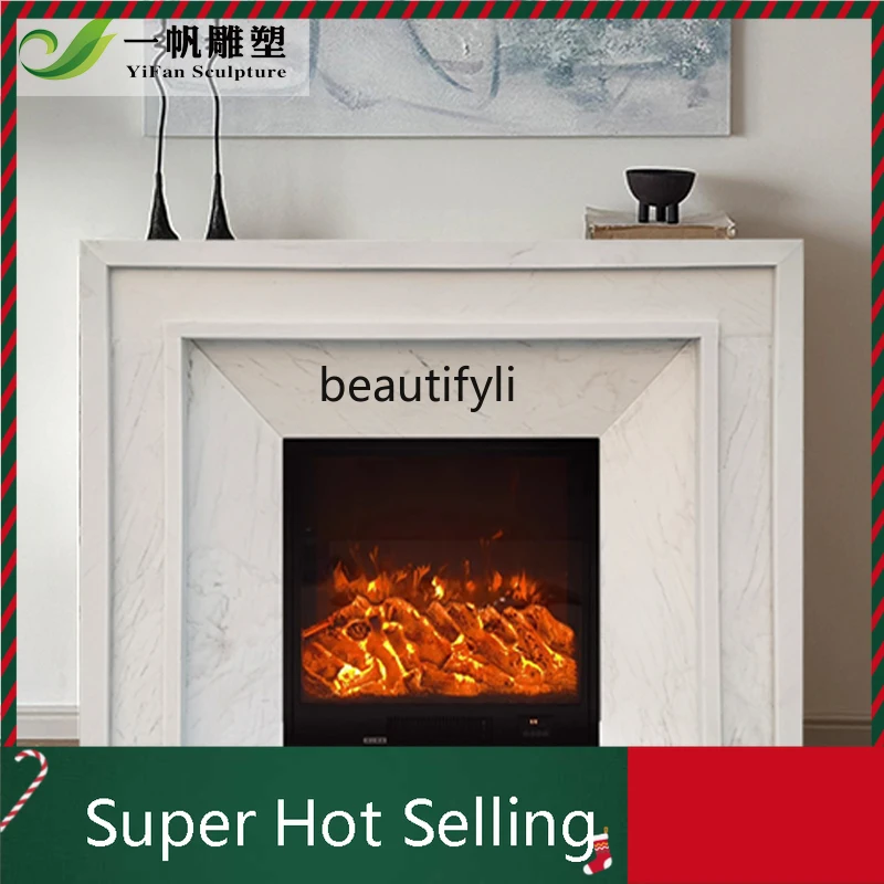 D071 French American Modern Simple White Marble Stone Carving Living Room Stone Fireplace TV Decorative Cabinet
D071 French American Modern Simple White Marble Stone Carving Living Room Stone Fireplace TV Decorative Cabinet