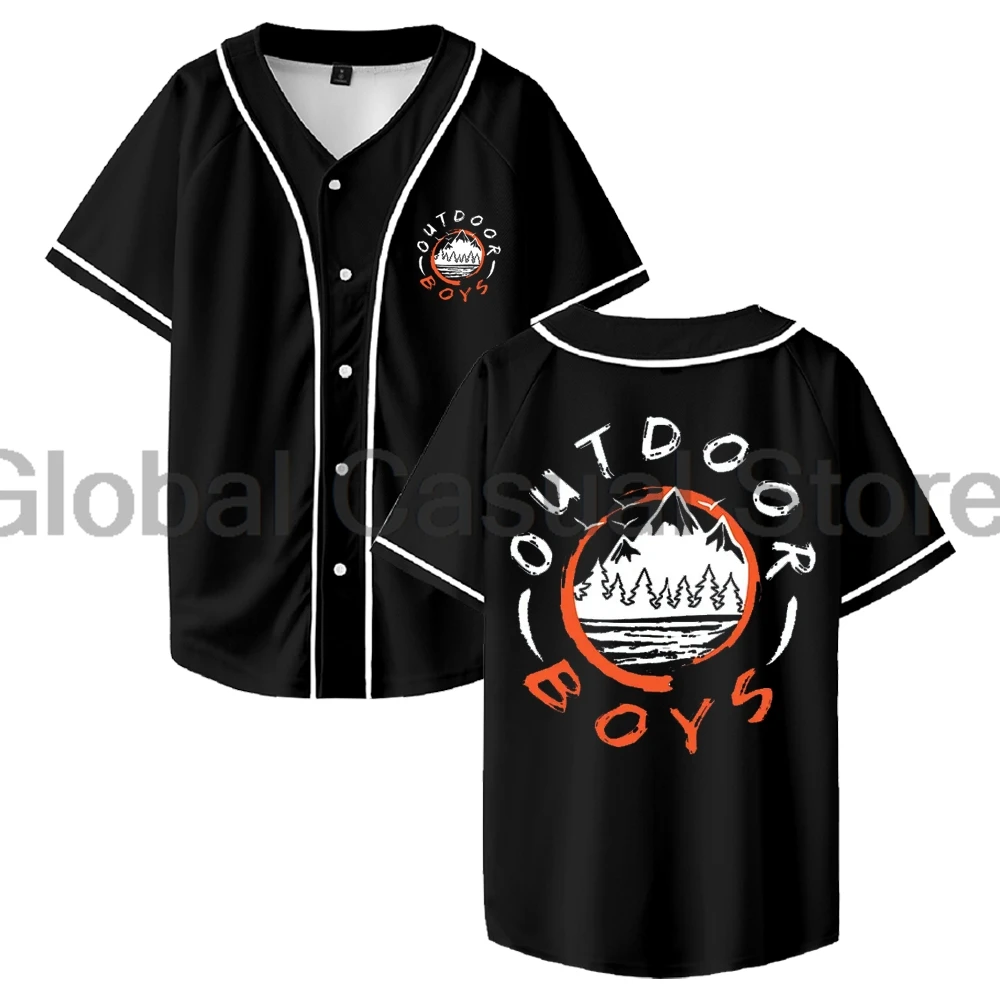 Outdoor Boys Merch Adventure Tv Show Baseball Jersey V-Neck Short Sleeve Button-up Shirts Women Men Streetwear Tops
Outdoor Boys Merch Adventure Tv Show Baseball Jersey V-Neck Short Sleeve Button-up Shirts Women Men Streetwear Tops