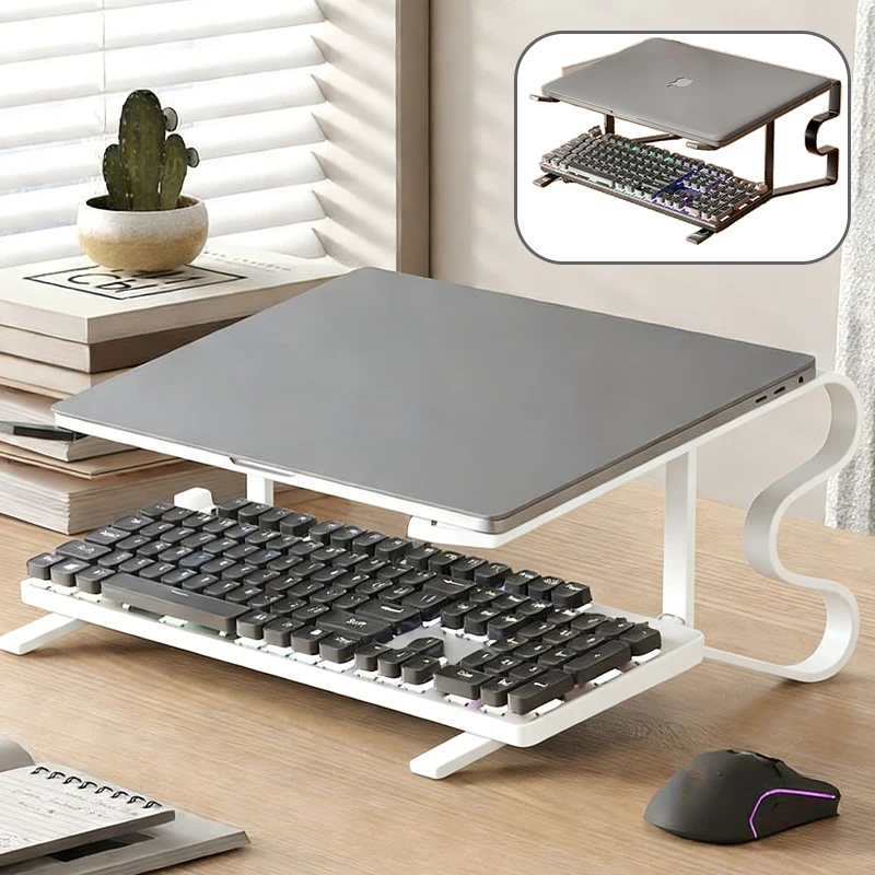 1PC Ergonomic Laptop Stand Storage Heavy Duty Steel Ventilated Fixed Height Desk Stand for Neck Support Heat Dissipation Bottom
1PC Ergonomic Laptop Stand Storage Heavy Duty Steel Ventilated Fixed Height Desk Stand for Neck Support Heat Dissipation Bottom