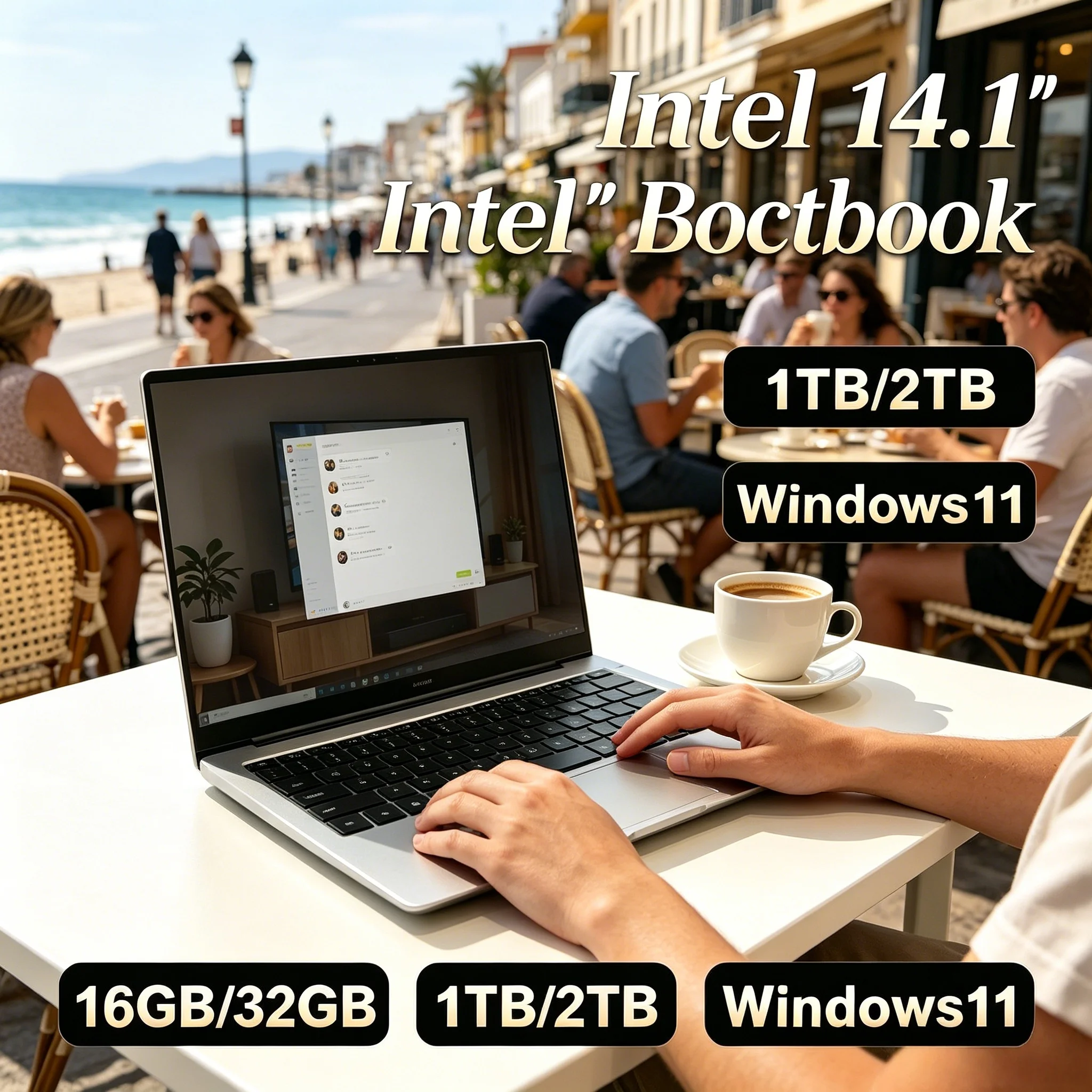 Slim 14.1 FHD Notebook Intel N3700/4405U Win11 Large 2TB SSD Laptop
Slim 14.1 FHD Notebook Intel N3700/4405U Win11 Large 2TB SSD Laptop