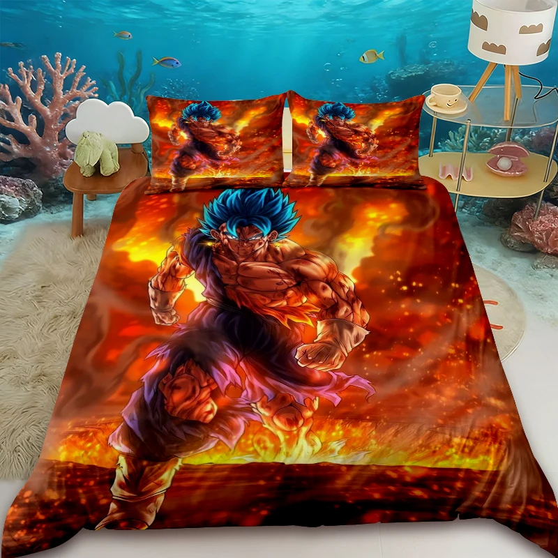 Cartoon Duvet Cover Dragon Ball Goku Anime Bedding Set Comforter Cover with 2 Pillowcase Bedroom Home Decor Gifts
Cartoon Duvet Cover Dragon Ball Goku Anime Bedding Set Comforter Cover with 2 Pillowcase Bedroom Home Decor Gifts
