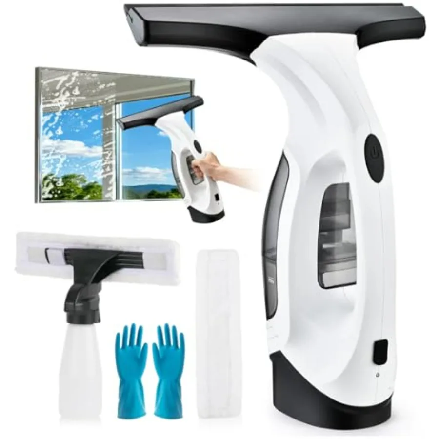 Cordless Electric Window Squeegee 11 inches Cleaning Tool for Shower Doors Mirrors Car Windshields Tiles Transparent Silicone B
Cordless Electric Window Squeegee 11 inches Cleaning Tool for Shower Doors Mirrors Car Windshields Tiles Transparent Silicone B