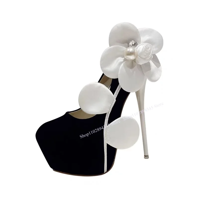 Flower Crystal Decor Platform Sandals Round Toe Thin High Heel Fashionable Sexy Novel Style Summer Woman Shoes Zapatillas Mujer
Flower Crystal Decor Platform Sandals Round Toe Thin High Heel Fashionable Sexy Novel Style Summer Woman Shoes Zapatillas Mujer