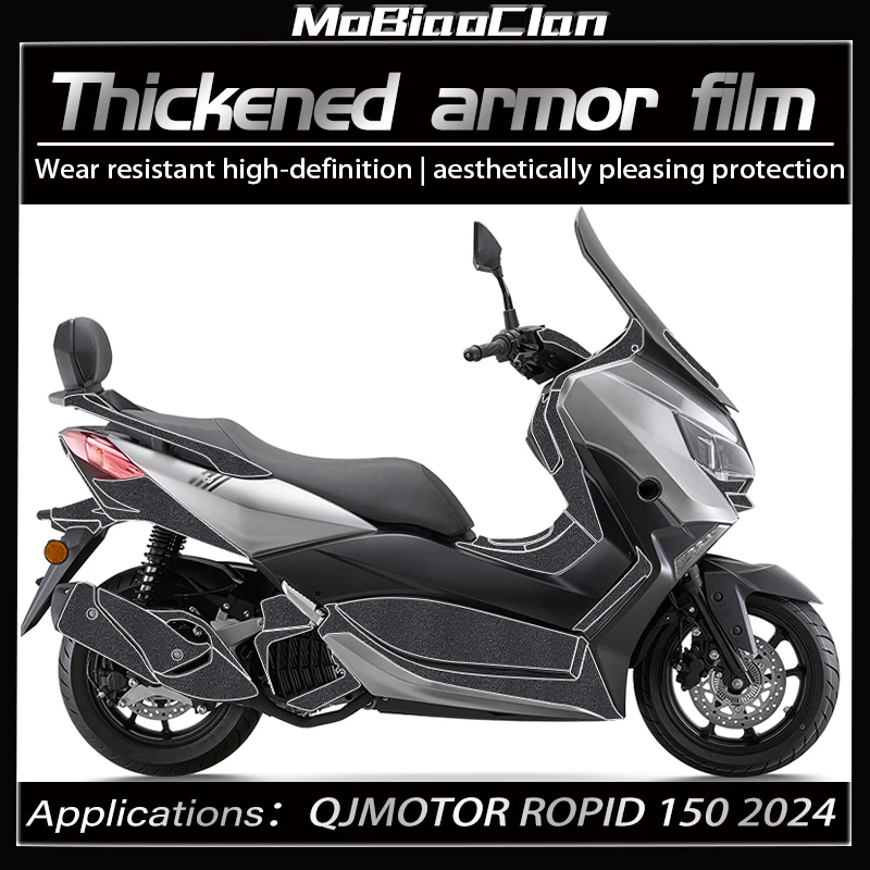 For QJMOTOR ROPID 150 ropid150 2024 Motorcycle Thickened Armor Protection Stickers Modification Accessories
For QJMOTOR ROPID 150 ropid150 2024 Motorcycle Thickened Armor Protection Stickers Modification Accessories