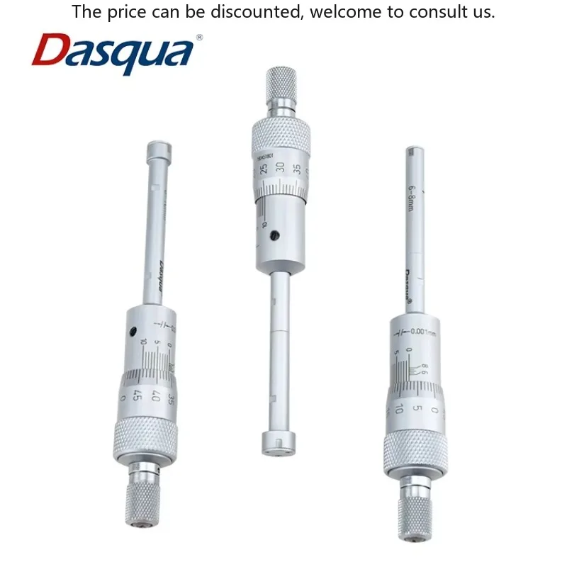 Dasqua 6-12mm 3 Points Inside Internal Micrometer Set With Stainless Steel High-Precision Spindle
Dasqua 6-12mm 3 Points Inside Internal Micrometer Set With Stainless Steel High-Precision Spindle