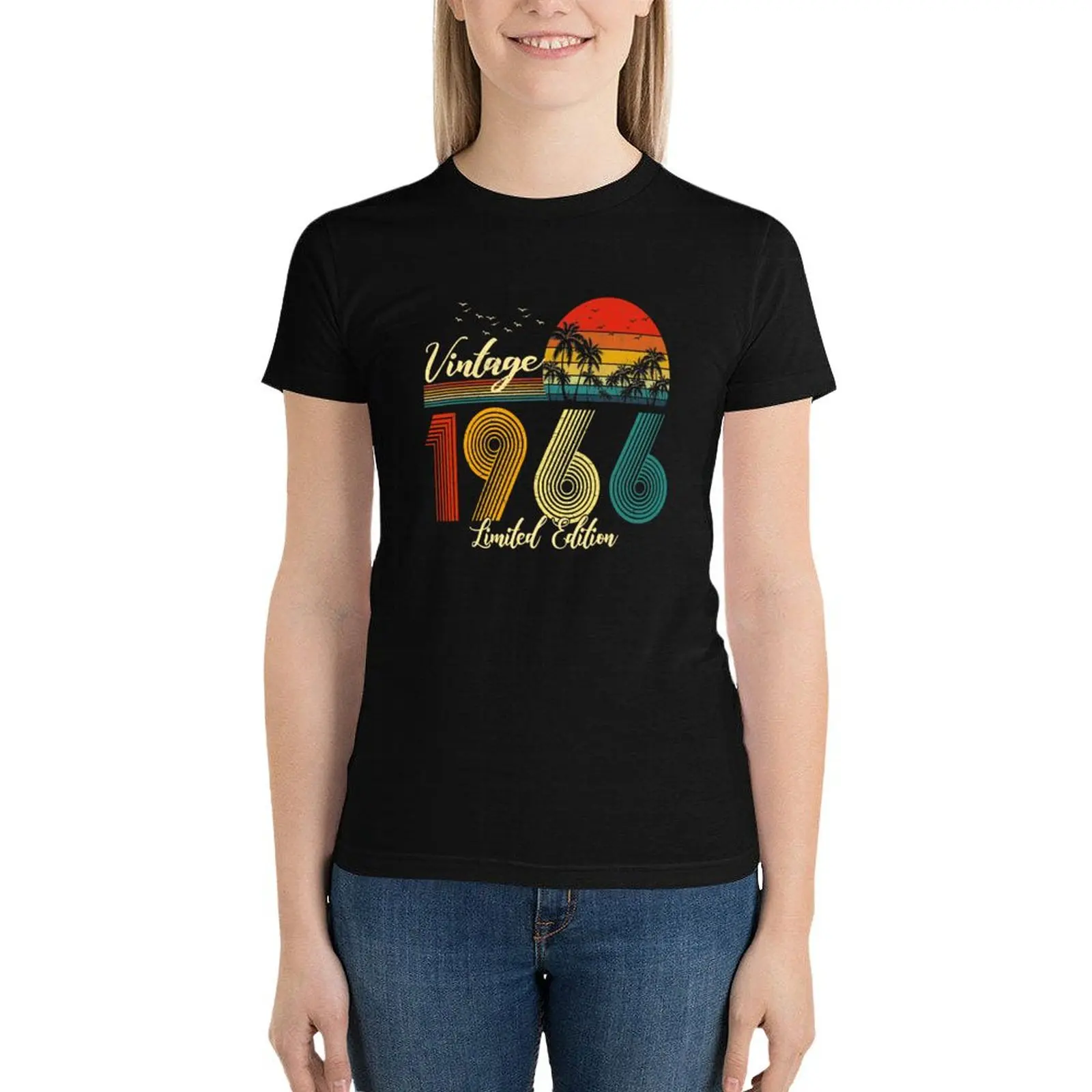 56 years old birthday tee Vintage 1966 classic theme T-Shirt anime clothes funny hippie clothes Womens graphic t shirts
56 years old birthday tee Vintage 1966 classic theme T-Shirt anime clothes funny hippie clothes Womens graphic t shirts