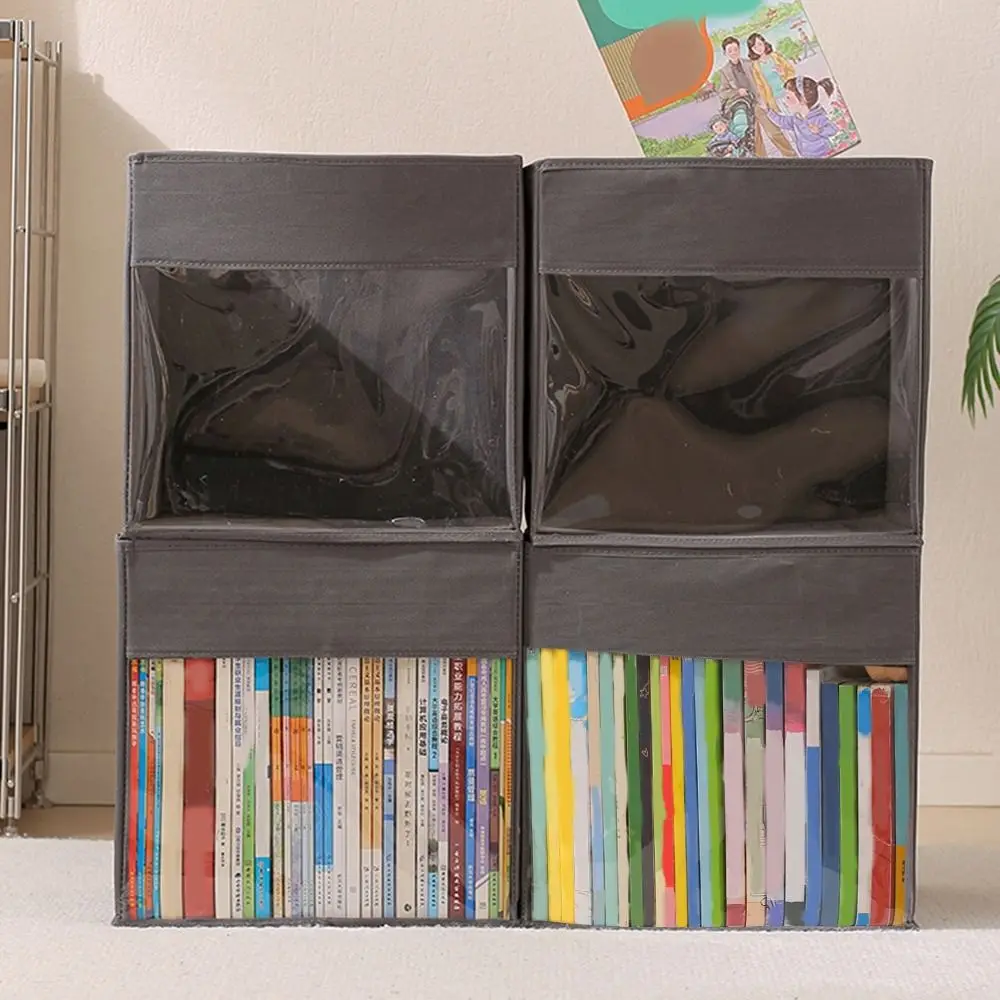 Non-woven Fabric Book Storage Bag Large Capacity Visible Toy Organizer Space-saving Waterproof Comic Book Bag Dormitory
Non-woven Fabric Book Storage Bag Large Capacity Visible Toy Organizer Space-saving Waterproof Comic Book Bag Dormitory
