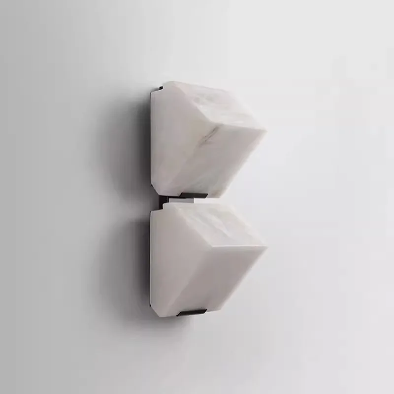 New American double oblique block wall lamp, living room wall retro bedroom bedside bathroom wall lamp
New American double oblique block wall lamp, living room wall retro bedroom bedside bathroom wall lamp