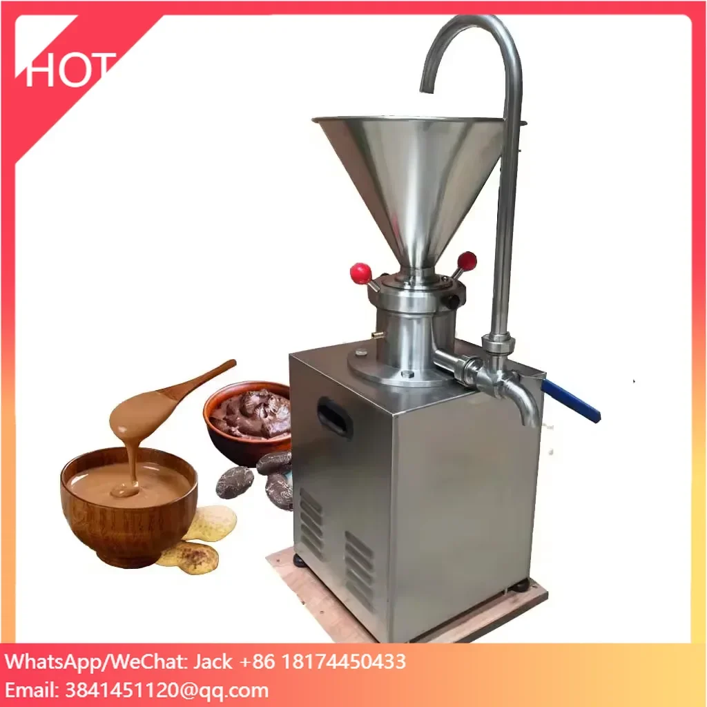 Automatic Roasted Peanut Butter Paste Grinder Dry Groundnut Butter Colloid Mill HJ-MJC-60
Automatic Roasted Peanut Butter Paste Grinder Dry Groundnut Butter Colloid Mill HJ-MJC-60