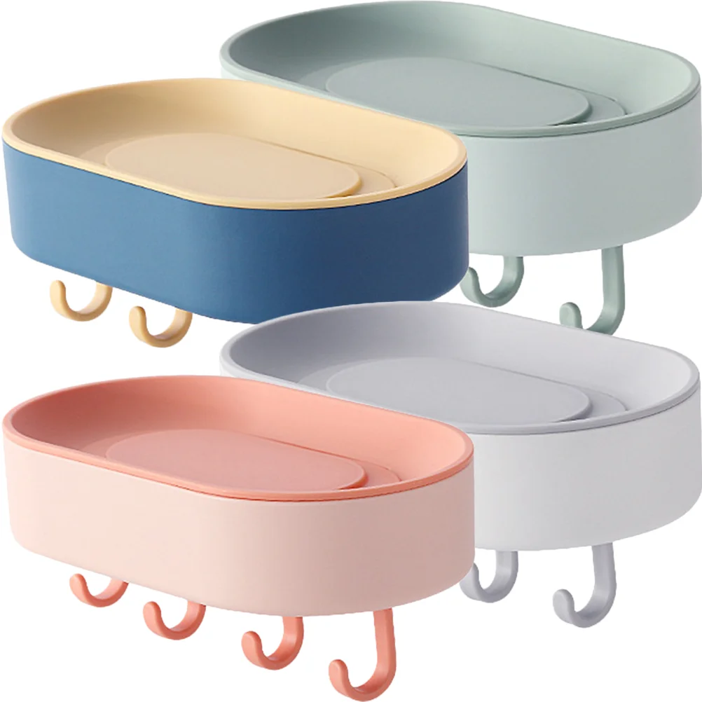 4 Pcs Bath Tray Wall Soap Hook Dish Suction Cup Holder No Punching Towel Rack Sponges
4 Pcs Bath Tray Wall Soap Hook Dish Suction Cup Holder No Punching Towel Rack Sponges