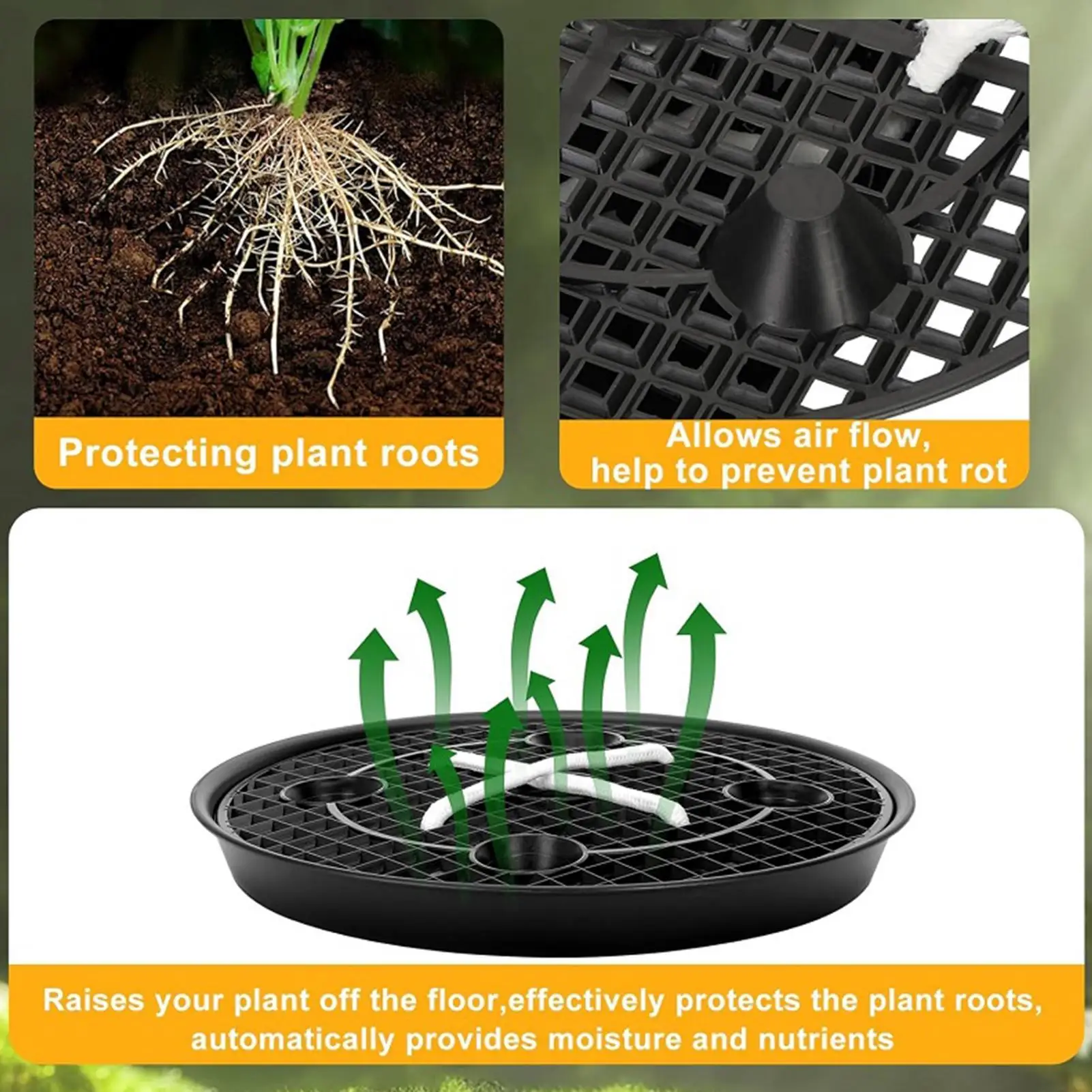 Plant Watering Tray Auto Irrigation Saucers Leakproof Fabric Planter Watering Saucers For Farming Balcony Germination Lawn
Plant Watering Tray Auto Irrigation Saucers Leakproof Fabric Planter Watering Saucers For Farming Balcony Germination Lawn