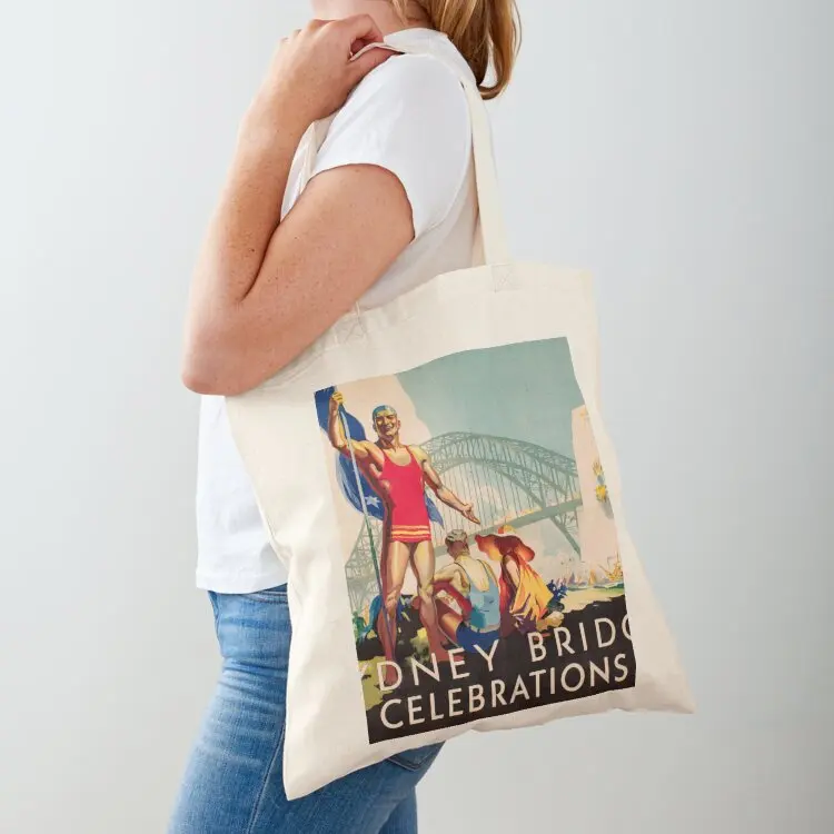 Vintage Art Deco Sydney Harbour Bridge Print (1932) Tote Bag women bag Shopping bags
Vintage Art Deco Sydney Harbour Bridge Print (1932) Tote Bag women bag Shopping bags