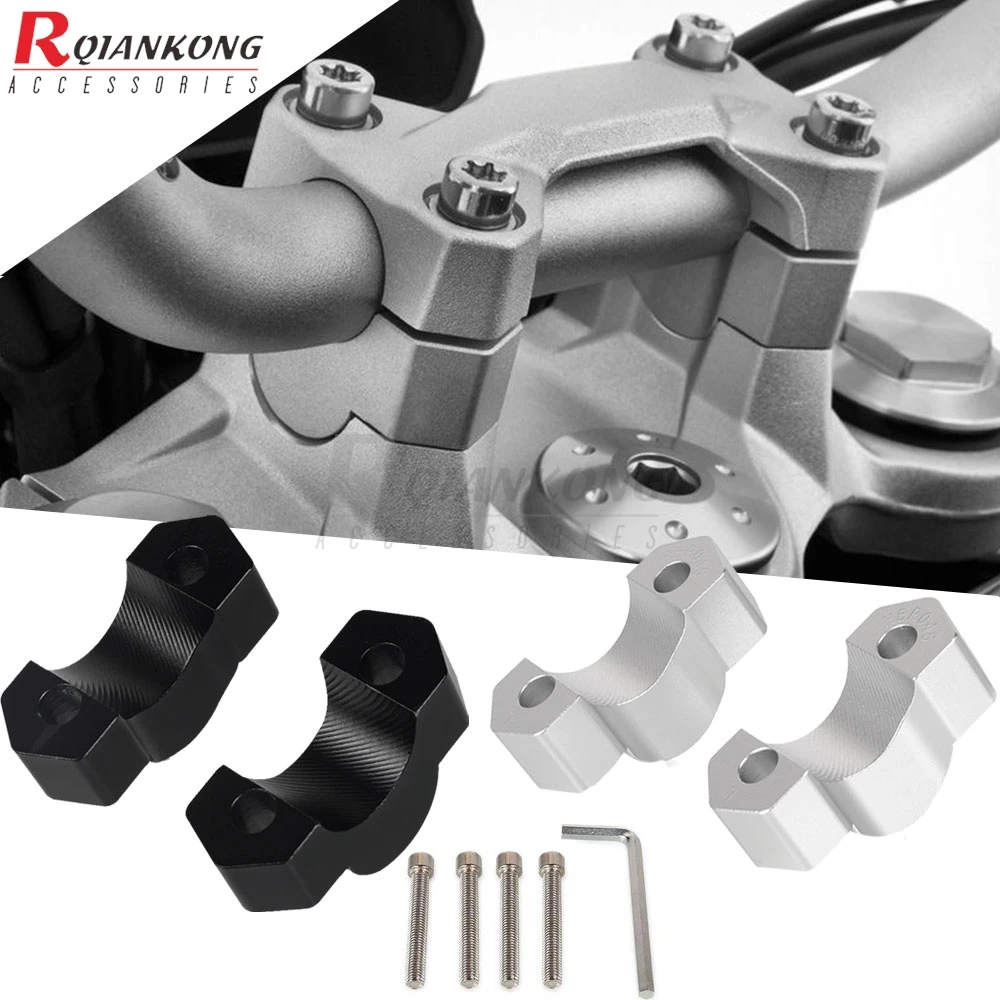 Motorcycle Accessories Bar Mount Adapter F900R F900XR Handlebar Risers Bar Clamp Cover For BMW F 850 GS F850GS ADV 2019-2024
Motorcycle Accessories Bar Mount Adapter F900R F900XR Handlebar Risers Bar Clamp Cover For BMW F 850 GS F850GS ADV 2019-2024