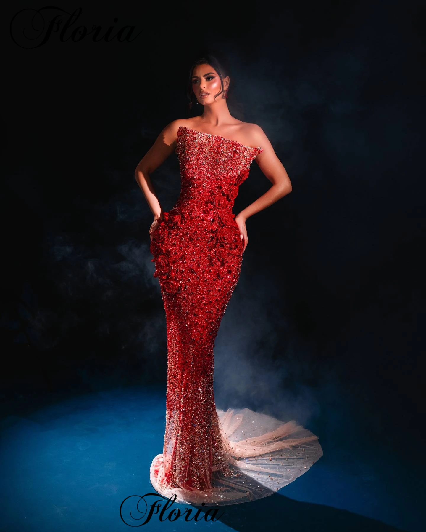 High Fashion Red Celebrity Dresses Mermaid Strapless Sexy Red Carpet Runway Dresses With Crystals Vestidos De Noche Customized
High Fashion Red Celebrity Dresses Mermaid Strapless Sexy Red Carpet Runway Dresses With Crystals Vestidos De Noche Customized