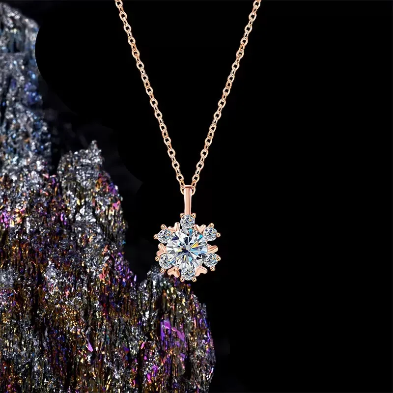 S925 Sterling Silver Ferris Wheel Necklace 0.5CT D Color Moissanite Valentine's Day Gift for Girlfriend Exquisite Jewelry
S925 Sterling Silver Ferris Wheel Necklace 0.5CT D Color Moissanite Valentine's Day Gift for Girlfriend Exquisite Jewelry