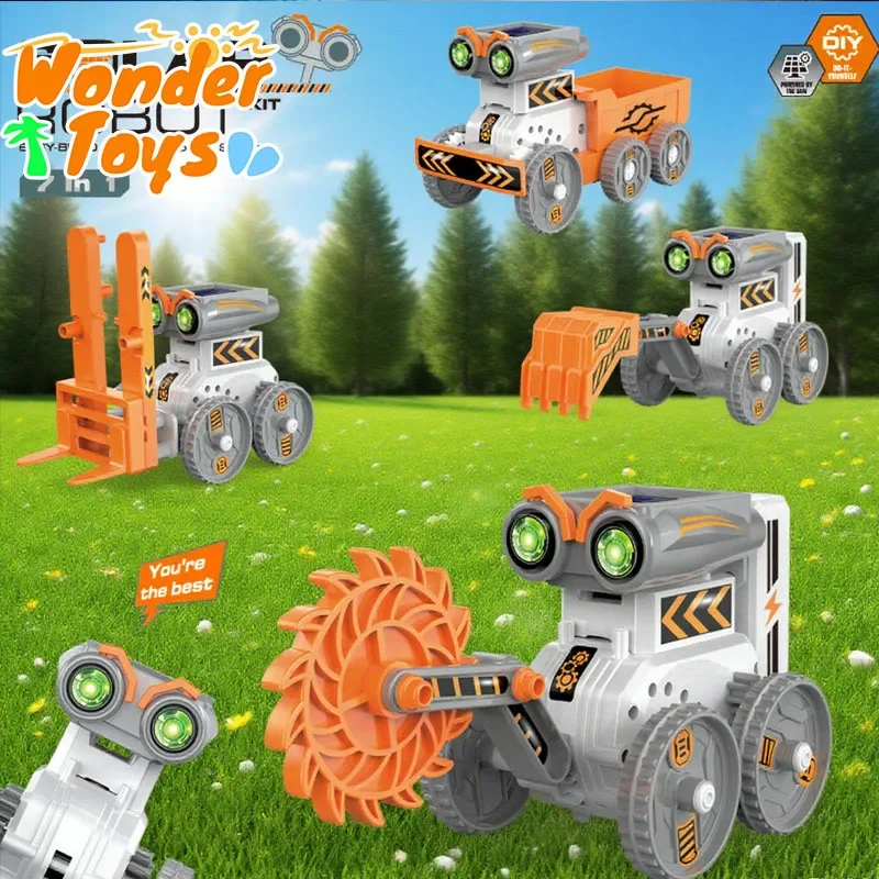 7 In 1 Solar Robot Toys Assembled Solar Robot Programming Science Gadgets Experiments Kits Educational Games Children Kids Toy
7 In 1 Solar Robot Toys Assembled Solar Robot Programming Science Gadgets Experiments Kits Educational Games Children Kids Toy