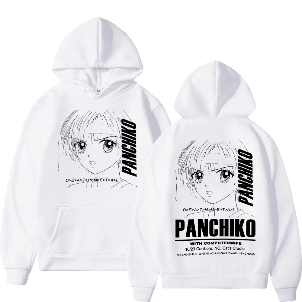 Rock Band Panchiko DEATHMETAL Album Merch Hoodie Men's Harajuku Vintage Hooded Sweatshirt Male Casual Oversized Fleece Pullovers
Rock Band Panchiko DEATHMETAL Album Merch Hoodie Men's Harajuku Vintage Hooded Sweatshirt Male Casual Oversized Fleece Pullovers