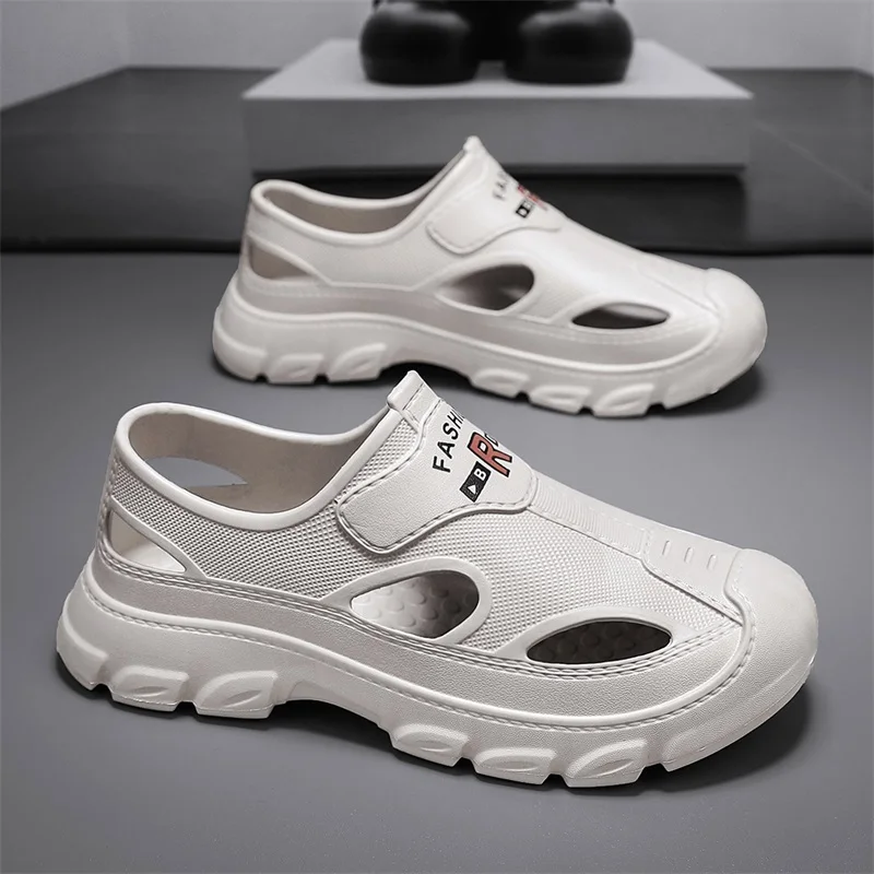Men's Summer Outdoor Driving Large Size Sandals Slippers Breathable Anti-slip Casual Sporty Open-Toe Themed Cloggy Flip Flops
Men's Summer Outdoor Driving Large Size Sandals Slippers Breathable Anti-slip Casual Sporty Open-Toe Themed Cloggy Flip Flops