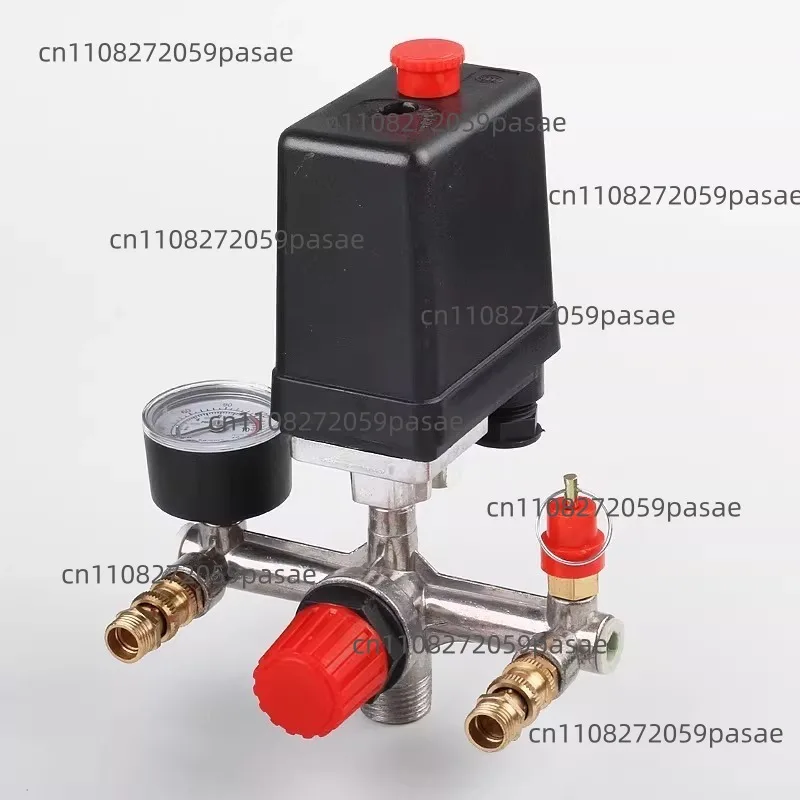 Air Compressor Pressure Switch Controller, Air Pump Accessories, Air Pressure Regulator Valve and Outlet Bracket Assembly
Air Compressor Pressure Switch Controller, Air Pump Accessories, Air Pressure Regulator Valve and Outlet Bracket Assembly