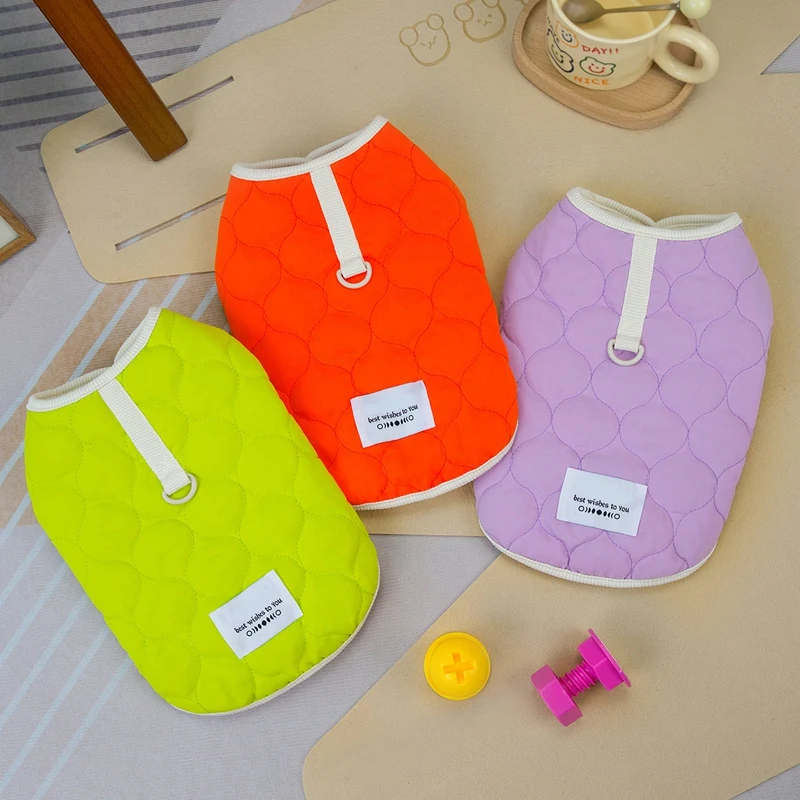 Pet Clothes Autumn And Winter Dog Clothes Teddy Cat Pet Clothes Winter Peach Cotton-Padded Clothes
Pet Clothes Autumn And Winter Dog Clothes Teddy Cat Pet Clothes Winter Peach Cotton-Padded Clothes