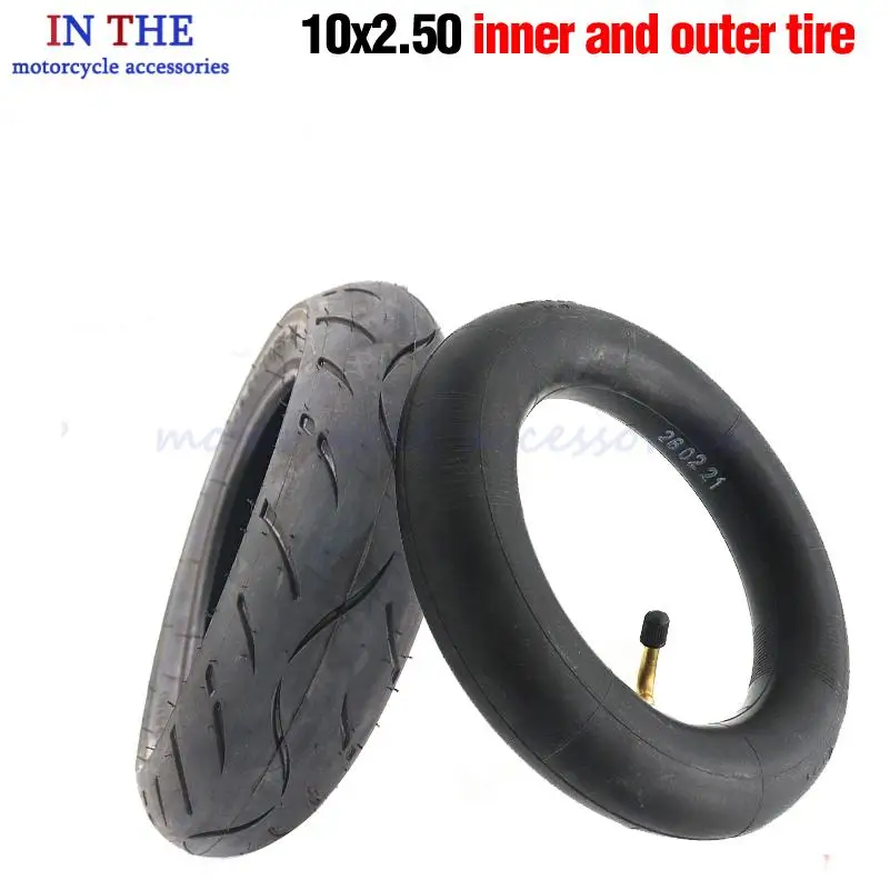 10-inch tires 10x2.50 60/85-6 Thickened and wear-resistant suitable for electric scooter tire replacement
10-inch tires 10x2.50 60/85-6 Thickened and wear-resistant suitable for electric scooter tire replacement