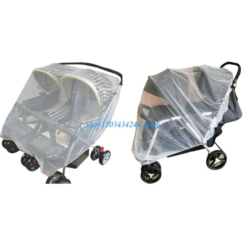 G2TC Bugproof Stroller Mosquito Net Double Stroller Fine Mesh Insect-Shield Netting
G2TC Bugproof Stroller Mosquito Net Double Stroller Fine Mesh Insect-Shield Netting