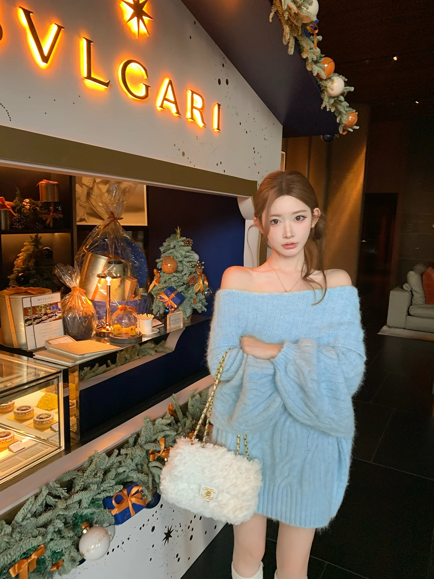 Loose Long Sve One oulder Blue Knitted Sweater Women's Autumn Winter Comfortable Soft Sle Casual Bore Bal Top
Loose Long Sve One oulder Blue Knitted Sweater Women's Autumn Winter Comfortable Soft Sle Casual Bore Bal Top