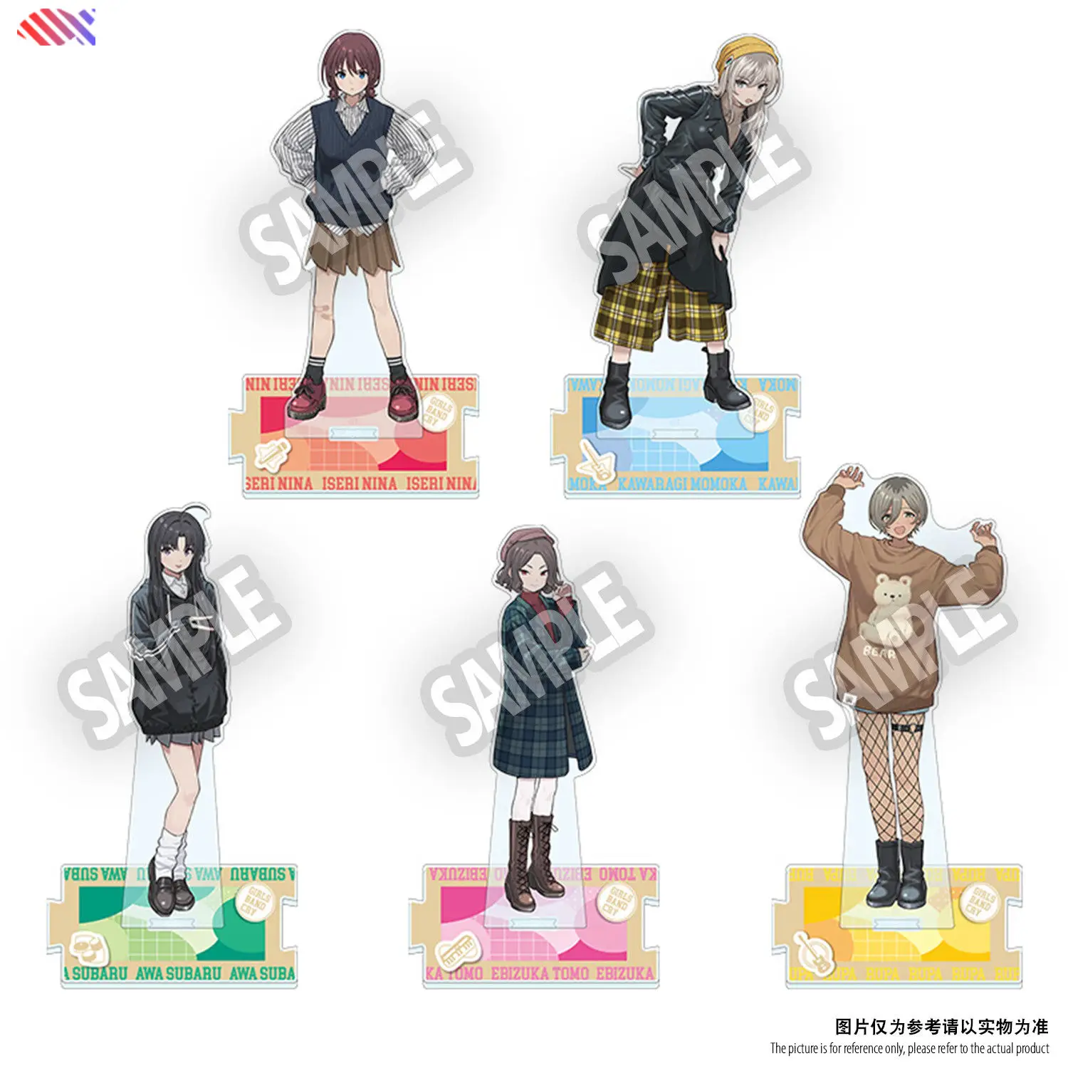 Anime Girls Band Cry x Yoru no Kurage GBC Acrylic Stand Pop-Up Shop Merch - Crying Girls Band Collection Figure
Anime Girls Band Cry x Yoru no Kurage GBC Acrylic Stand Pop-Up Shop Merch - Crying Girls Band Collection Figure