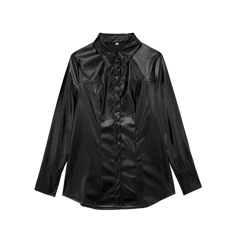 2023 Faux Leather Jacket Women Long Sleeve Female Office Lady Jacket Loose Motorcycle Jackets Female Streetwear Korean Chic Coat
2023 Faux Leather Jacket Women Long Sleeve Female Office Lady Jacket Loose Motorcycle Jackets Female Streetwear Korean Chic Coat